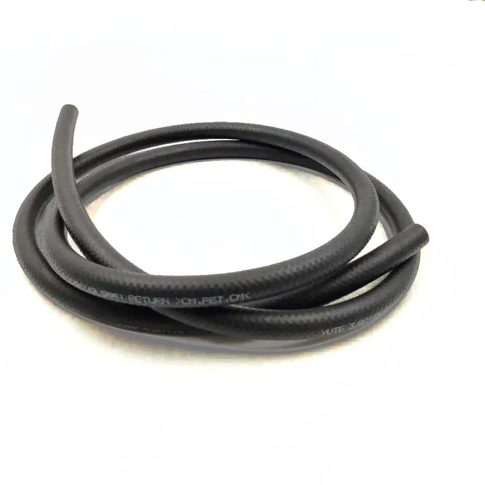SAE J189 Standard Car Vehicle Truck Low Pressure High Tensile Performance NBR Csm Rubber Smooth Surface Cloth Wrapped Flexible Power Steering Return Pipe Hose