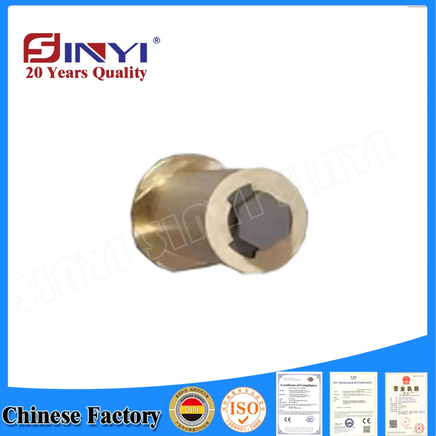 Rubber Metal Bronze Brass Copper Aluminum Stainless Steel Sleeve Bolt Screw Insert Starter Bushing