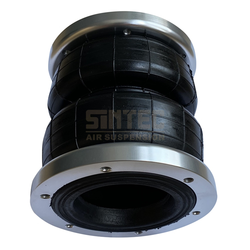 Universal Rubber Air Lift Suspension Bellow Bag Ride Shock Spring with Flange