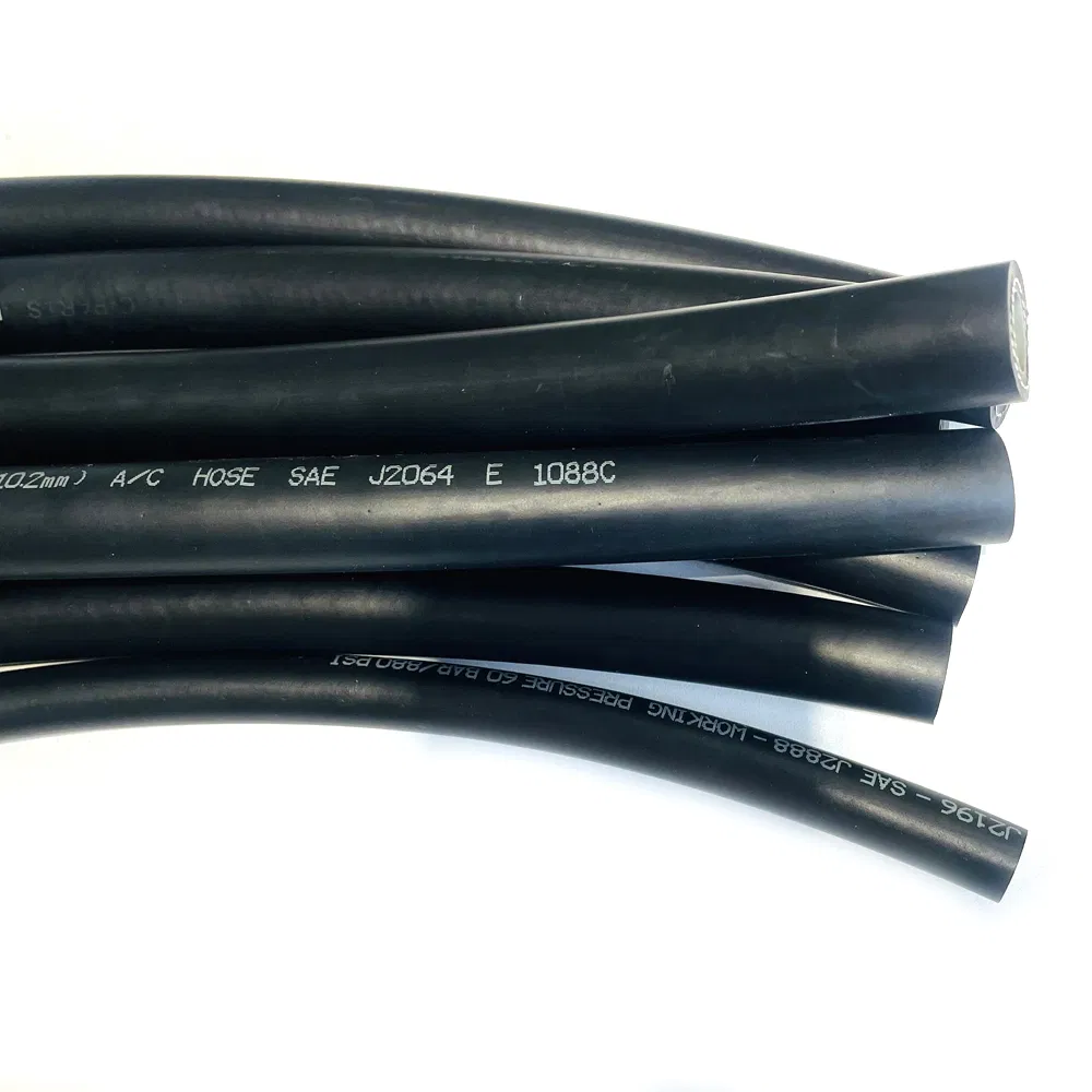 SAE J1402 Standard Diameter 3/8"1/2"5/8"Truck and Bus Air Brake System High Pressure Pet Reiforcemnet EPDM Rubber Air Brake Line Brake Hose Assembly