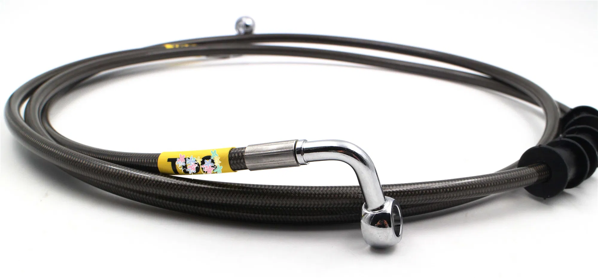 High Speed Performance Offroad Motorcycle Nmax Non Flexible Automotive Stainless Steel Braided PTFE Tefl on Brake Hose Pipe Line Kits Assembly for UTV ATV