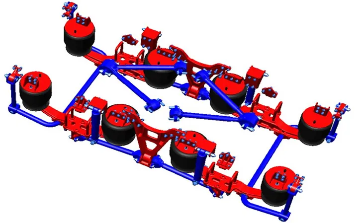 Trailer Air Spring Suspension System 6