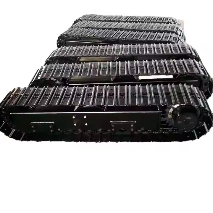 Hydraulic Motor Rubber Track Chassis or Steel Undercarriage Excavator Chain Rubber Crawler Undercarriage Spare Parts