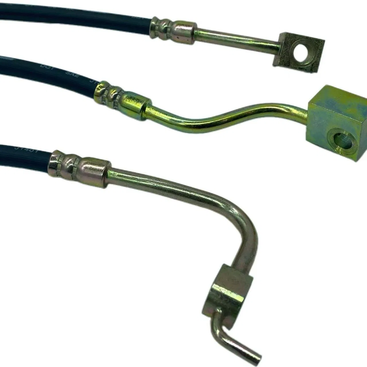 Custom Front &amp; Rear Standard Automotive Car Auto Flexible Rubber Braided Hose Assembly