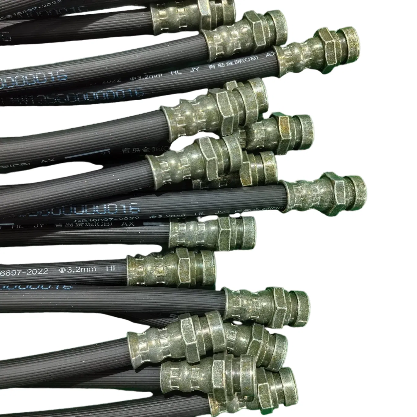 Brake Hose OEM Manufacturer Chloroprene Rubber 3.2X10.5 Millimeters Easy to Install Corrosion Resistant Coating Automotive Power Hydraulic Braking System