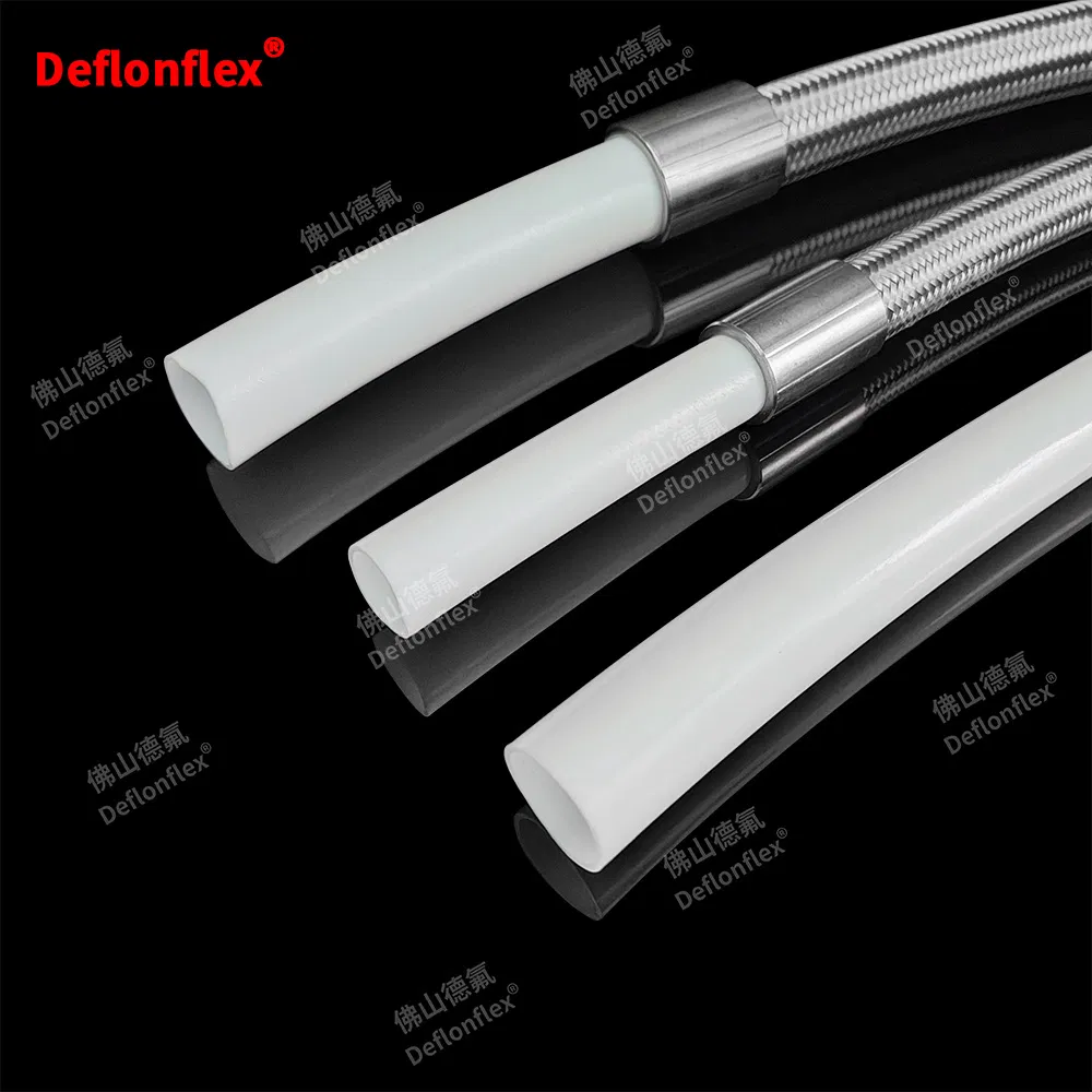 Rigid PTFE Lined Ss Braided Tubing, Low Permeability, for Precision Fluid &amp; Gas Transfer