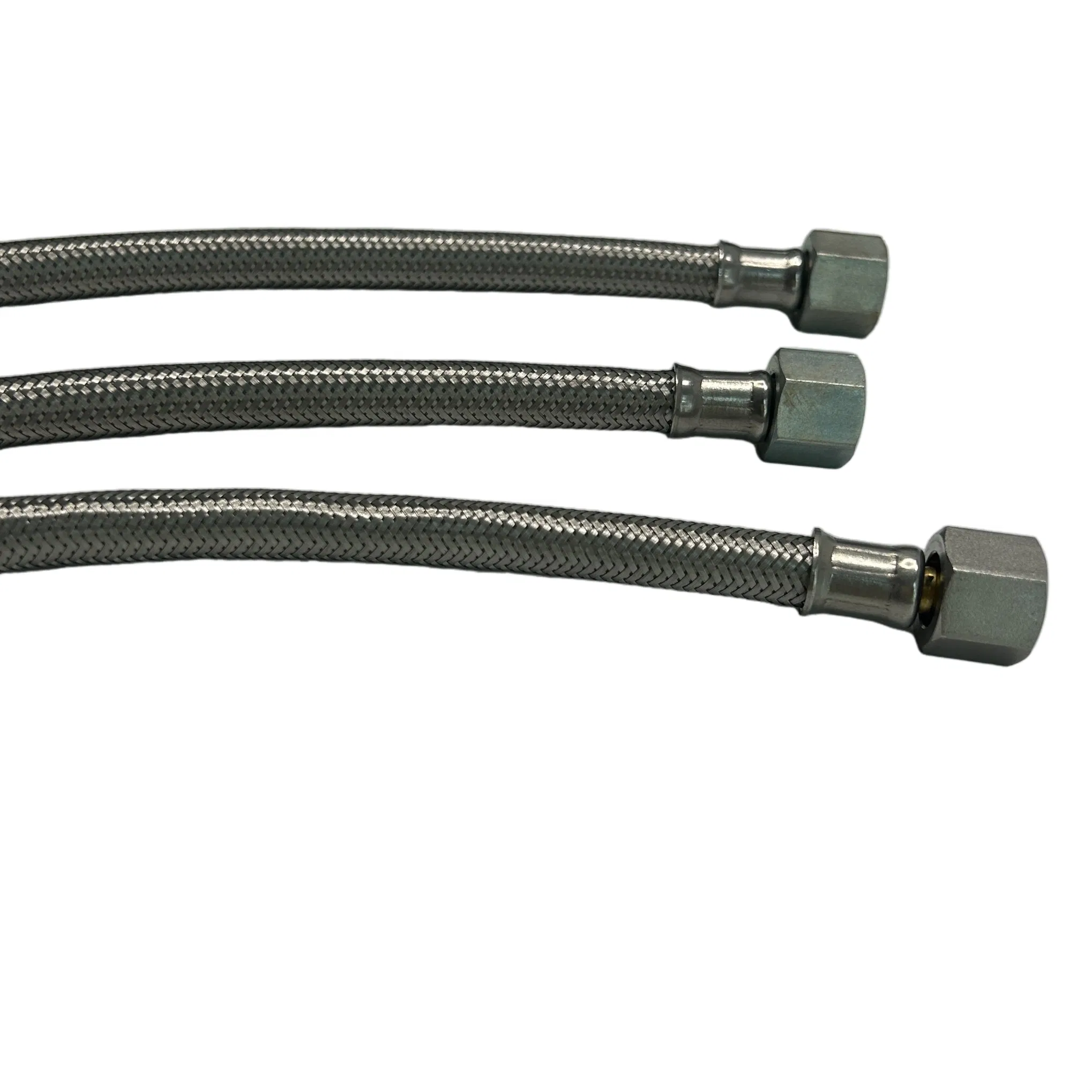 SAE J1401 DOT Certified Hydraulic Brake Hose Assembly Stainless Steel Wire Braided with PTFE Liner for Boat Trailers Automobiles Motorcycle Brake System