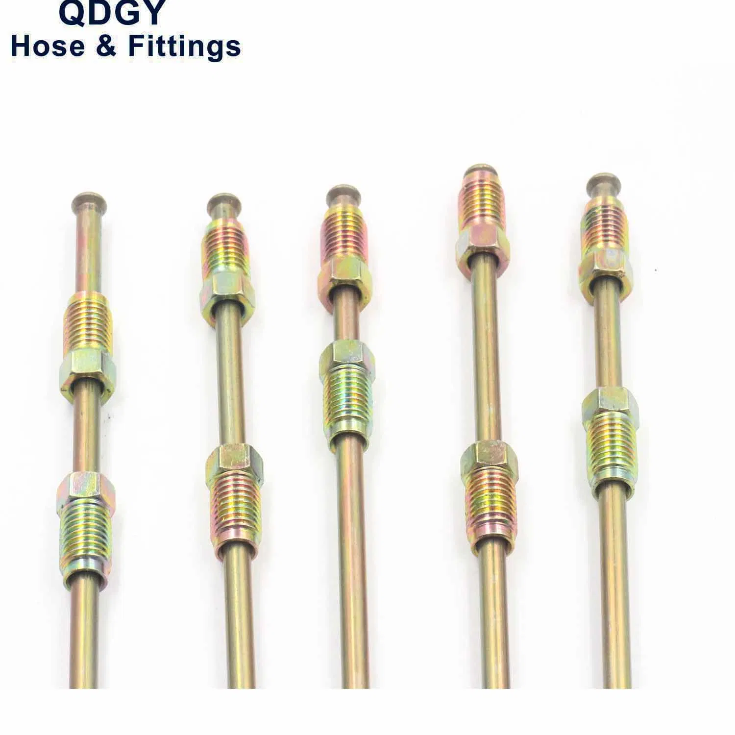 3/16 1/4 5/16 3/8 Size 0.71mm 0.028 Inch Thickness Copper White Yellow Pvf Zinc Coated Coating Single Double Wall Steel Brake Bundy Fuel Tubing