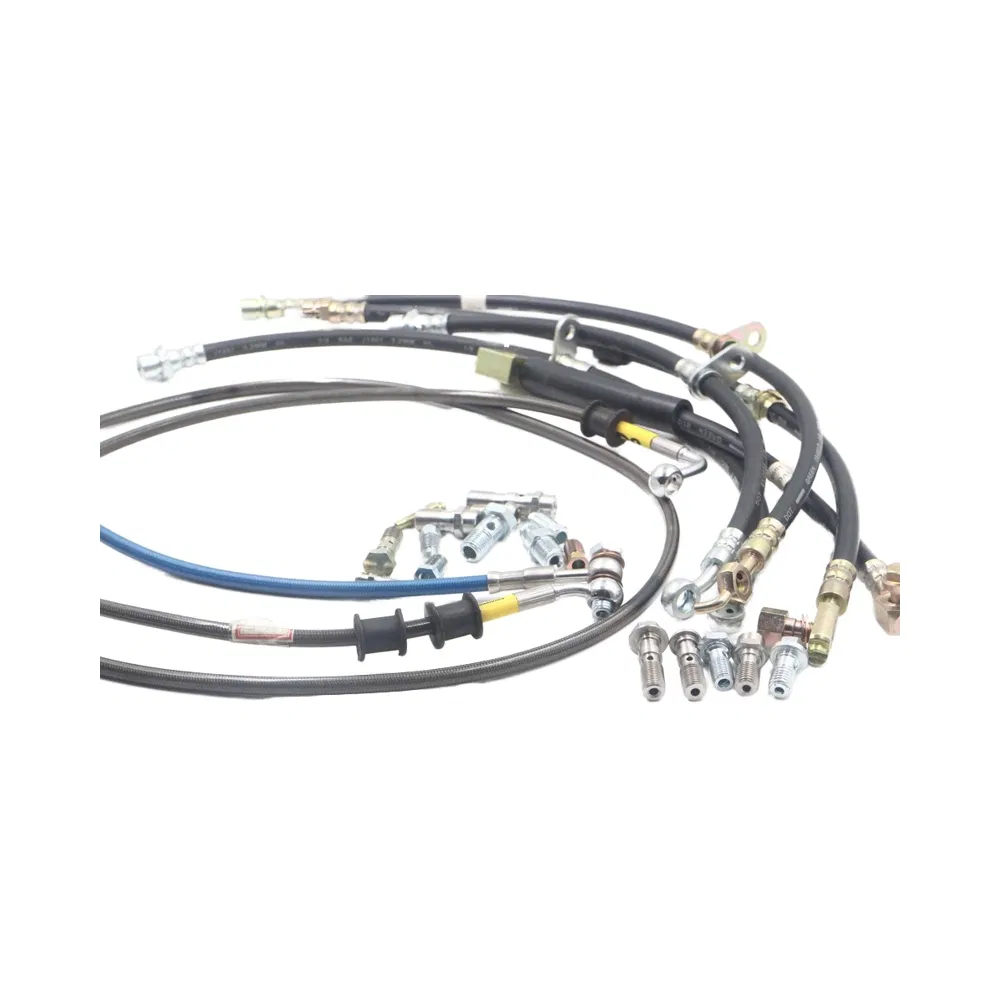 DOT Approved Brake System SAE J1401 Fmvss106 Standard Rubber Brake Hydraulic High Pressure Flexible Car Automobile OEM Brake Fuel Oil Pipe Tube Hose Assembly