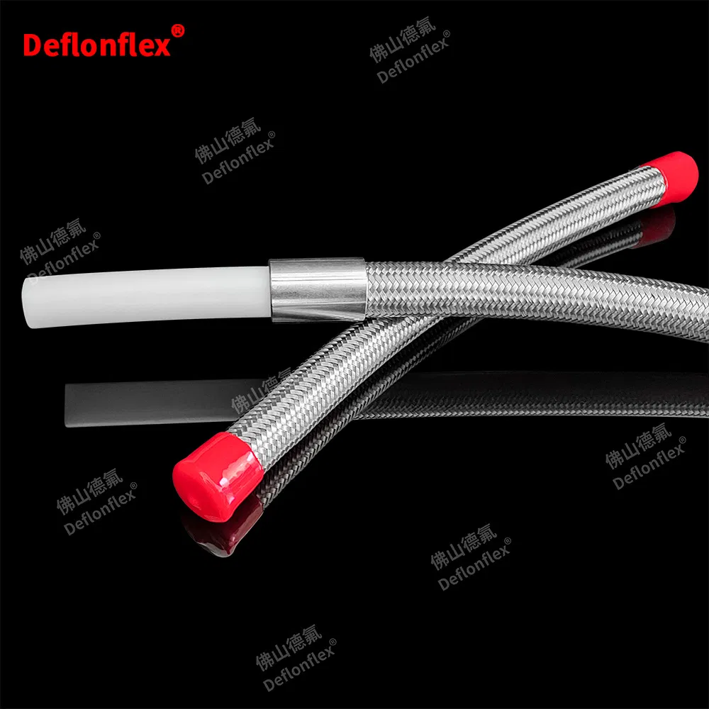 Rigid PTFE Lined Ss Braided Tubing, Low Permeability, for Precision Fluid &amp; Gas Transfer