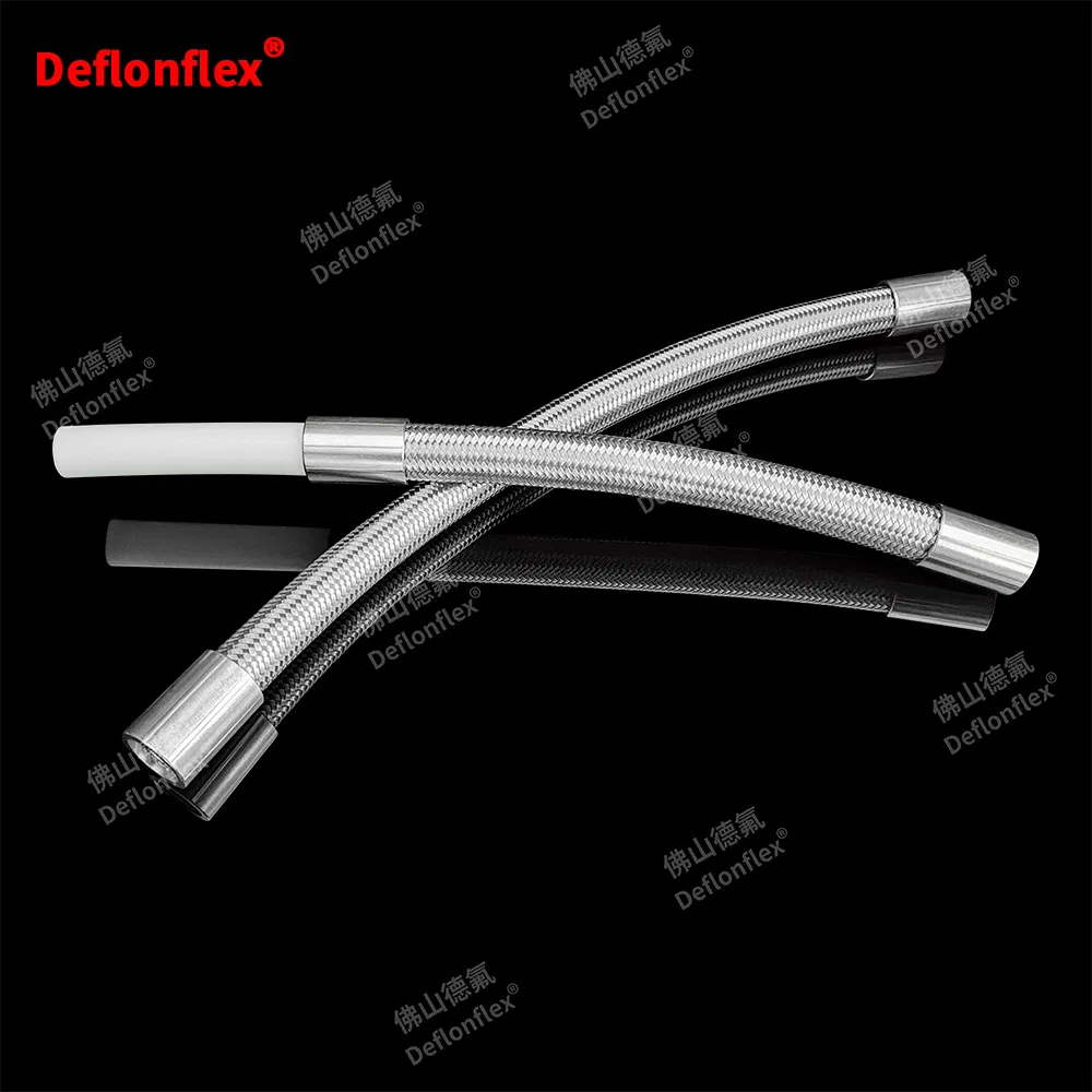 Rigid PTFE Lined Ss Braided Tubing, Low Permeability, for Precision Fluid &amp; Gas Transfer