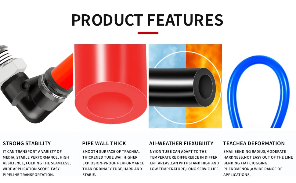 Alitair Pneumatic 10mm ID 14mm Od 5 Meters PU Air Tubing Pipe Hose PU Air Hose for Air Line Tubing or Fluid Transfer Tubing