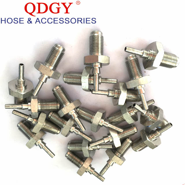 SS304 Female Male M10X1 3/8X24 Thread M10 M12 Banjo Hose Ending Fitting for Automotive Hydraulic Clutch System