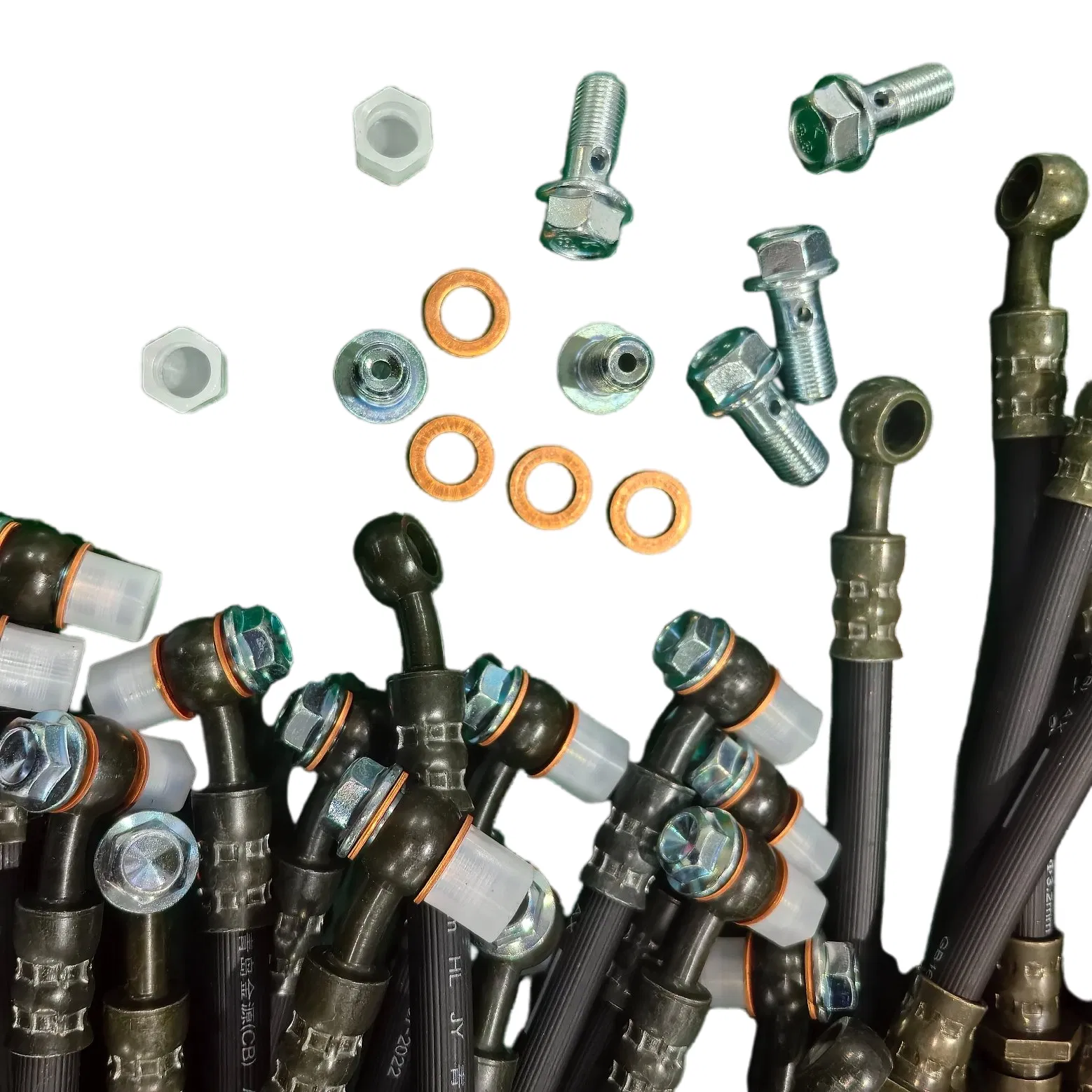 Brake Hose OEM Manufacturer Chloroprene Rubber 3.2X10.5 Millimeters Easy to Install Corrosion Resistant Coating Automotive Power Hydraulic Braking System