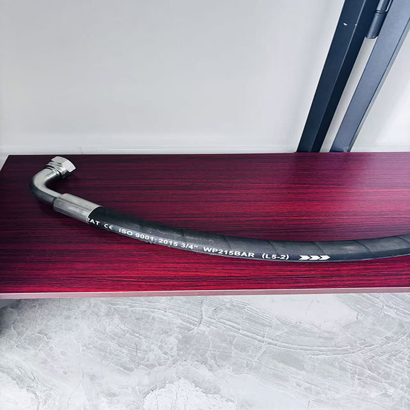 High Pressure Custom Hydraulic Hose Assembly SAE 100 R2at 1/4"-1" with NPT Fittings, Huaj Factory OEM Service