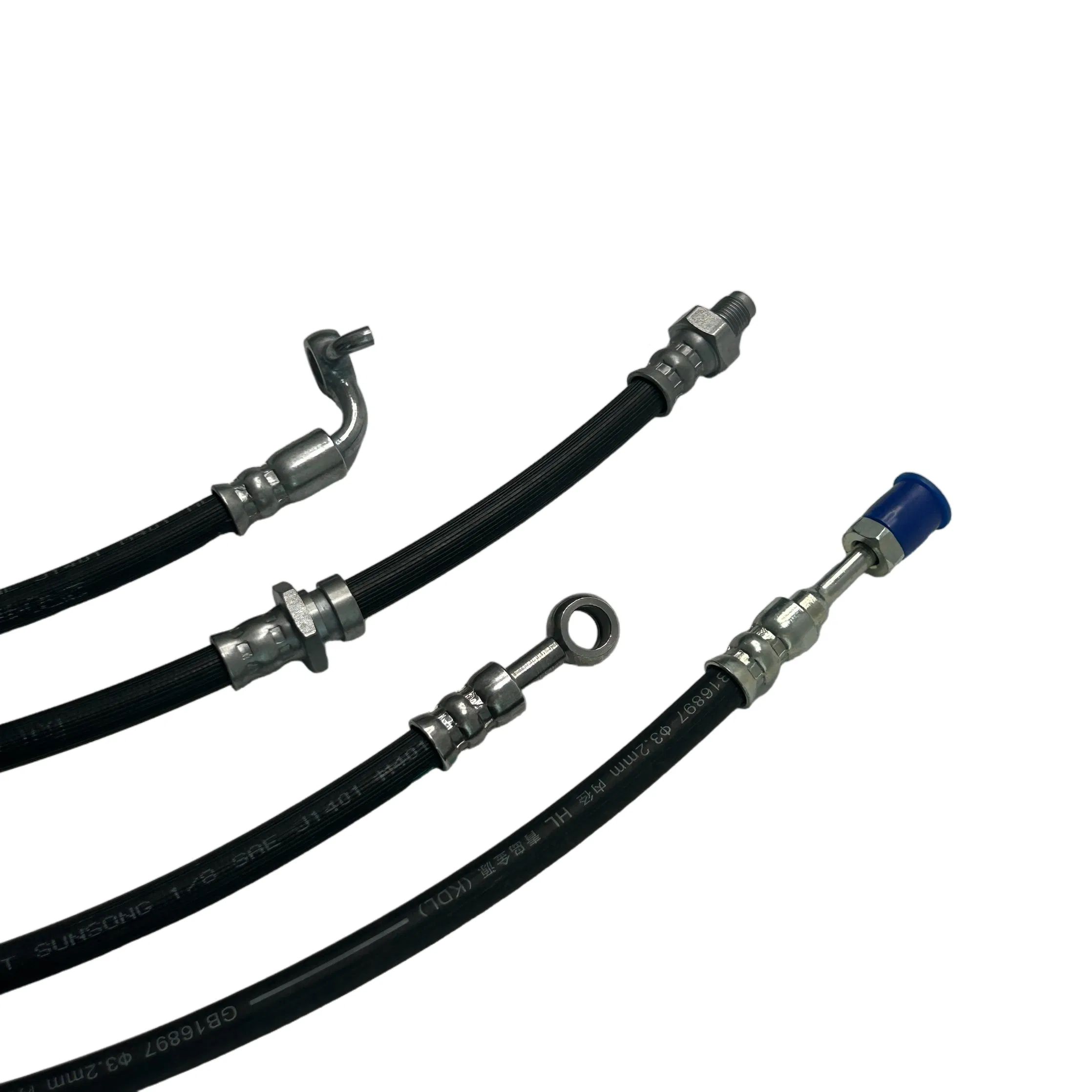 High Performance Brake Line Assembly with Corrosion Resistant Galvanized Fittings