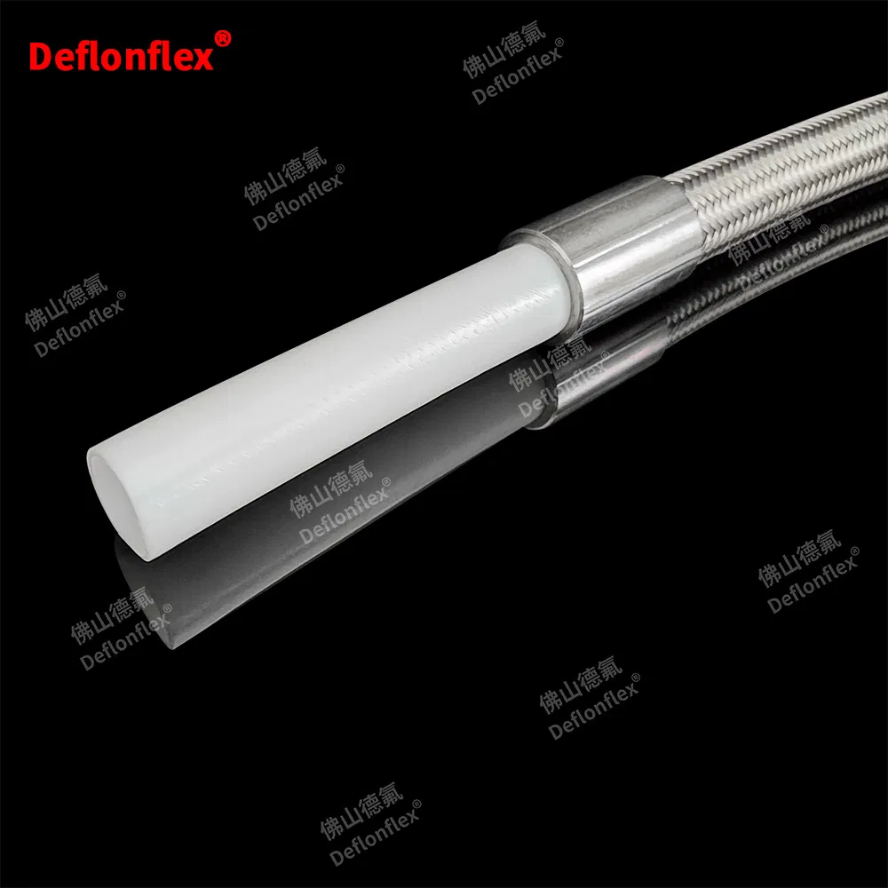 Rigid PTFE Lined Ss Braided Tubing, Low Permeability, for Precision Fluid &amp; Gas Transfer