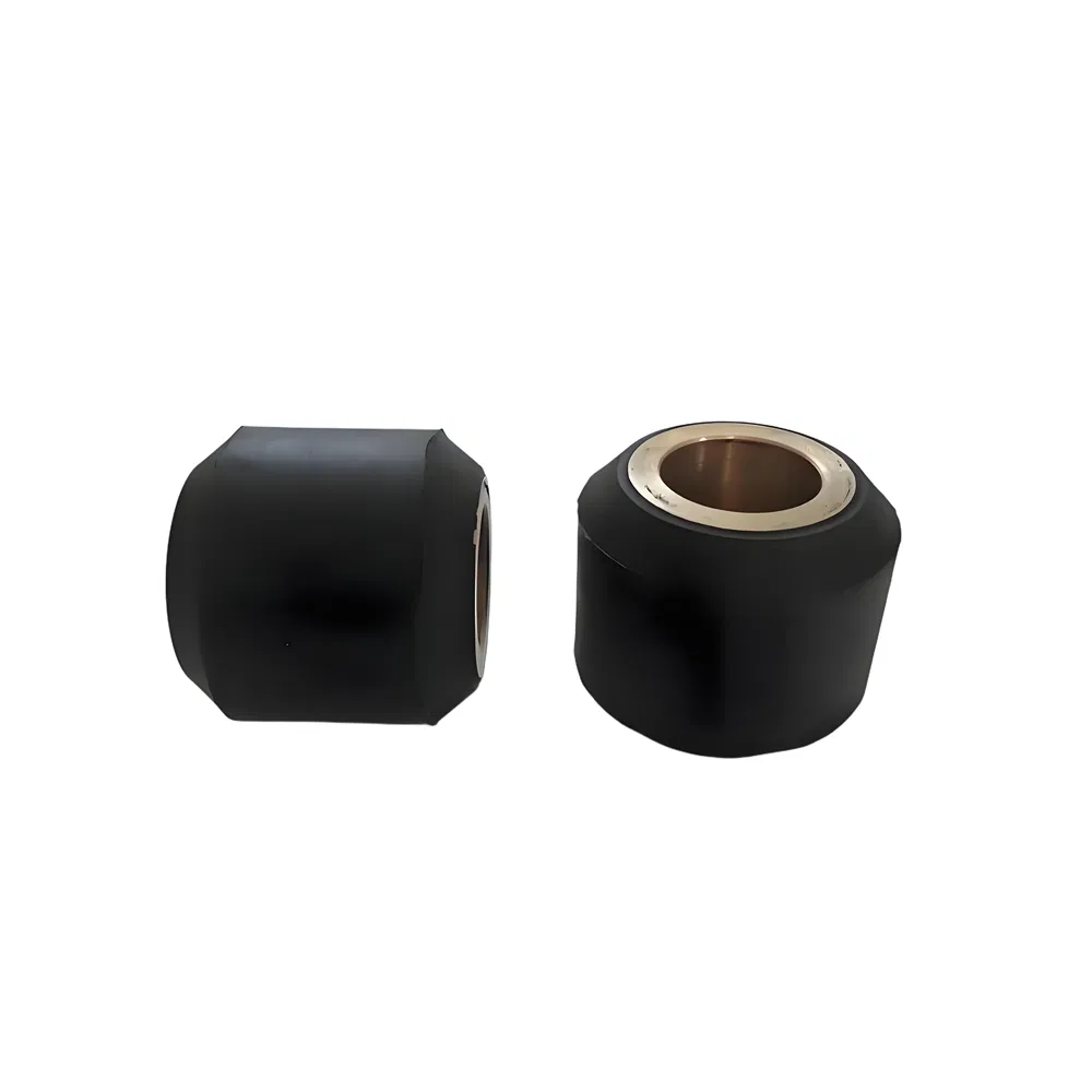 Custom Heavy-Duty Rubber Bonded Metal Mount Bushing with Bearing for Agricultural Machinery