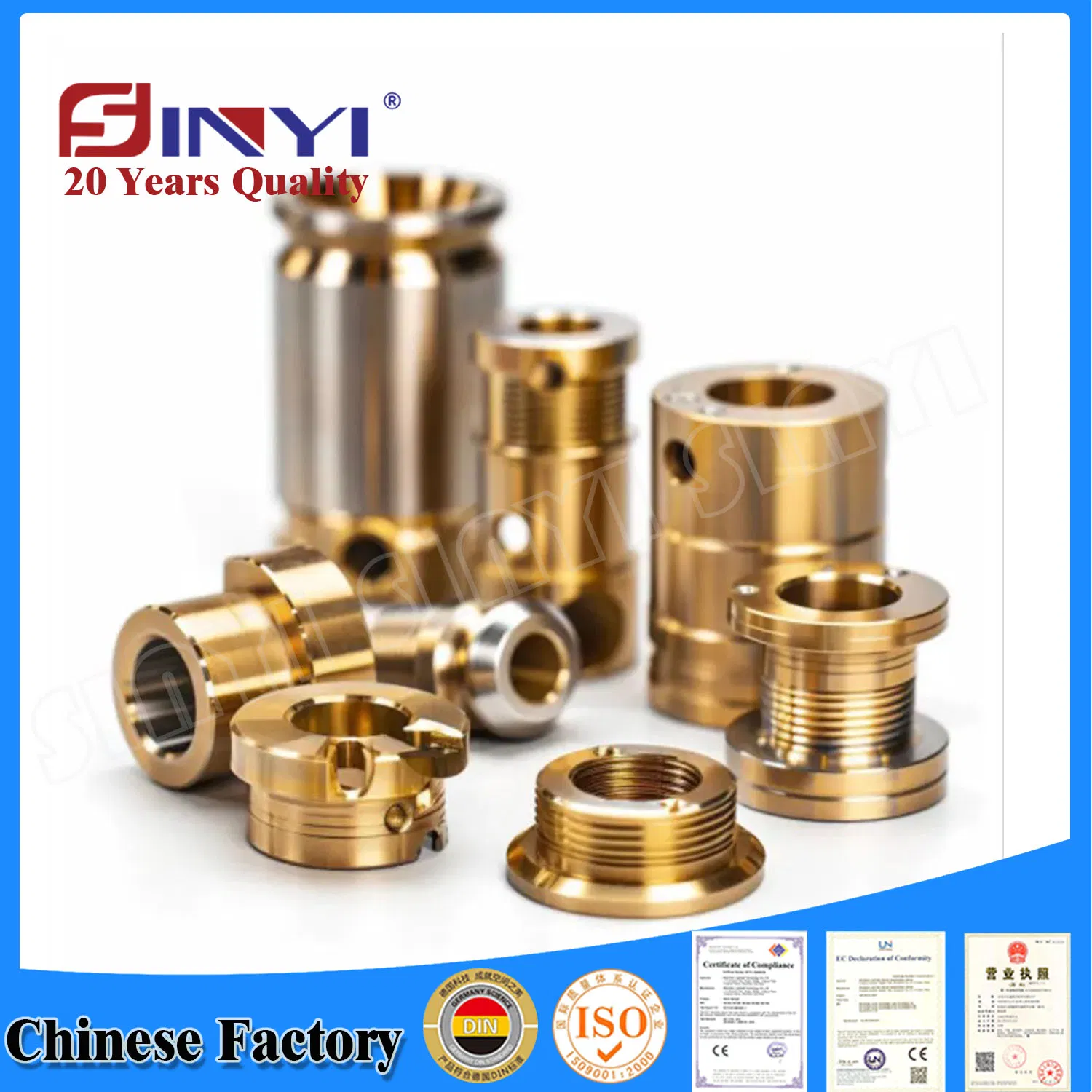 Rubber Metal Bronze Brass Copper Aluminum Stainless Steel Sleeve Bolt Screw Insert Starter Bushing