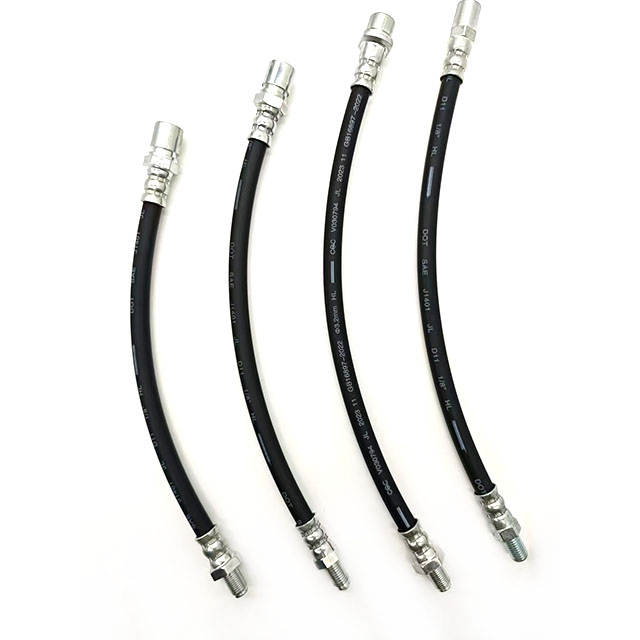 Custom Front &amp; Rear Standard Automotive Car Auto Flexible Rubber Braided Hose Assembly