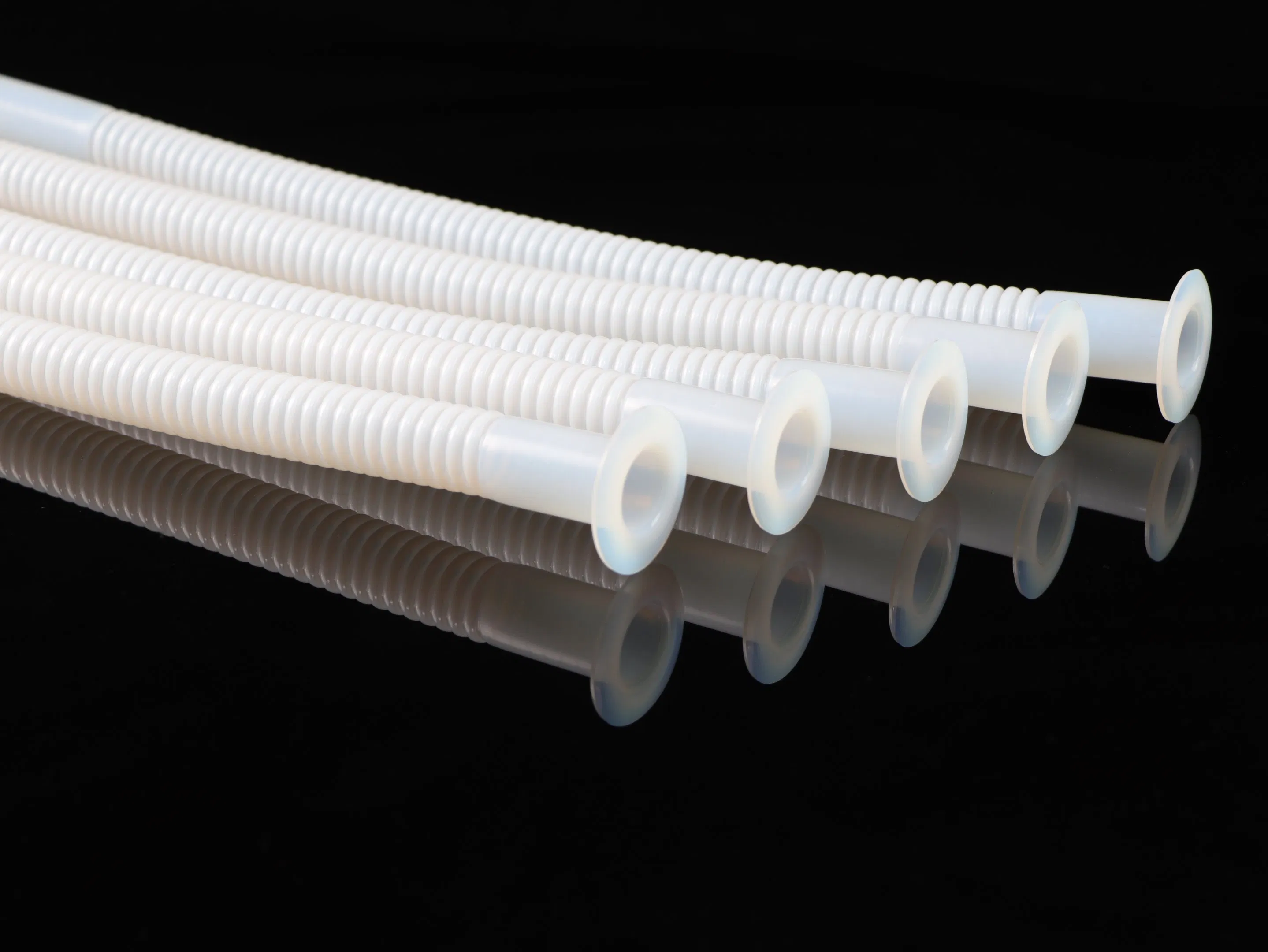 Versatile PTFE Tubing for Automotive Fluid Transfer Applications Chinese Corrugated Heating Hose Tube