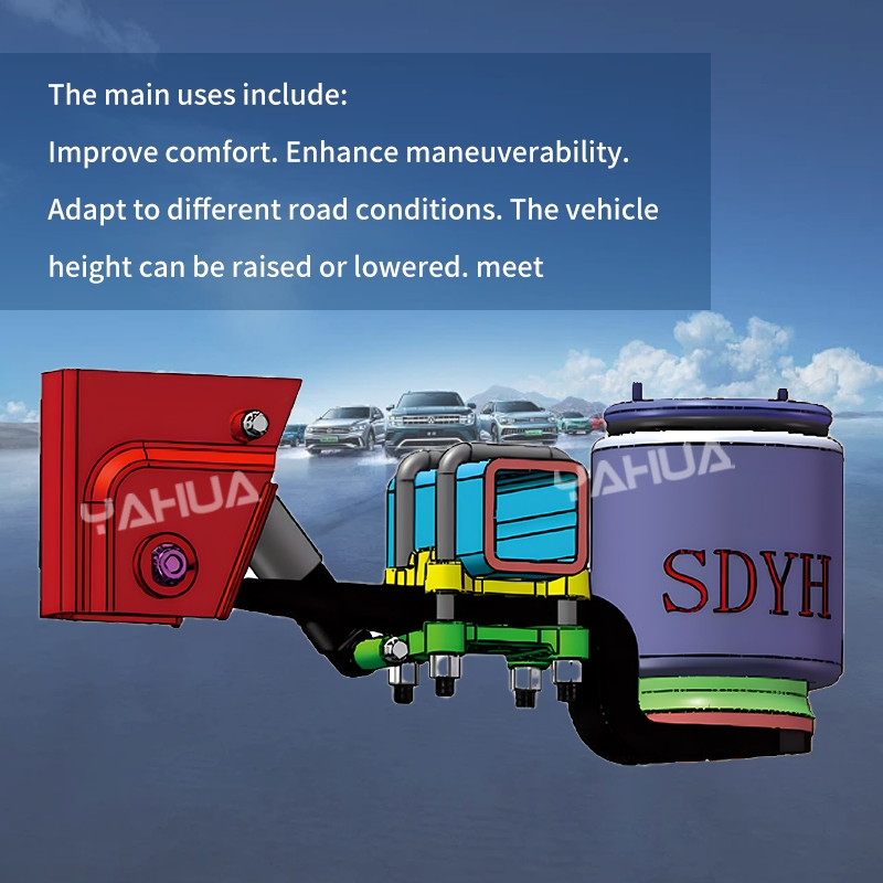 2024 The Most Popular Lifting System with Best Price High Quality Truck Trailer American Type Air Suspension Capacity 13t