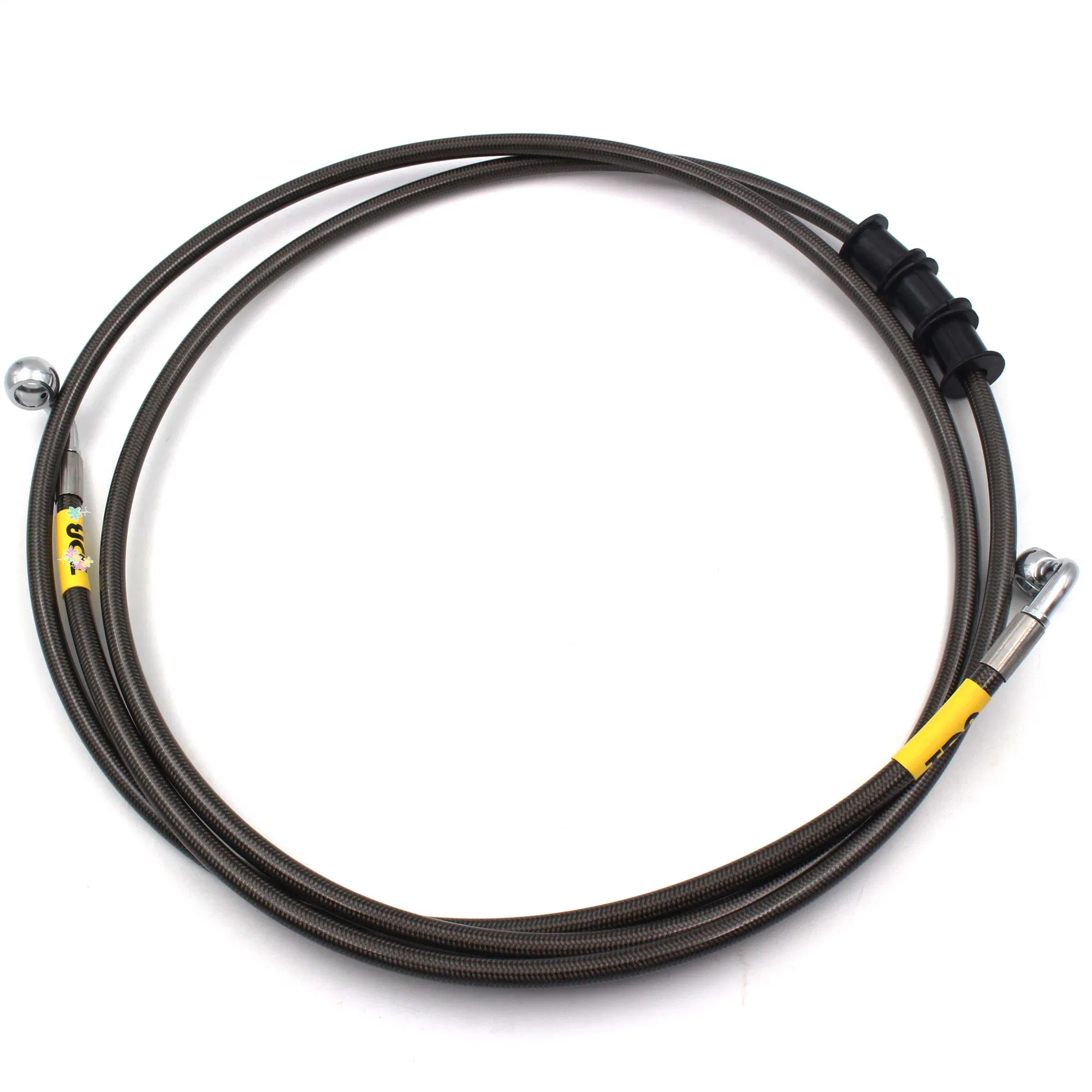 High Speed Performance Offroad Motorcycle Nmax Non Flexible Automotive Stainless Steel Braided PTFE Tefl on Brake Hose Pipe Line Kits Assembly for UTV ATV