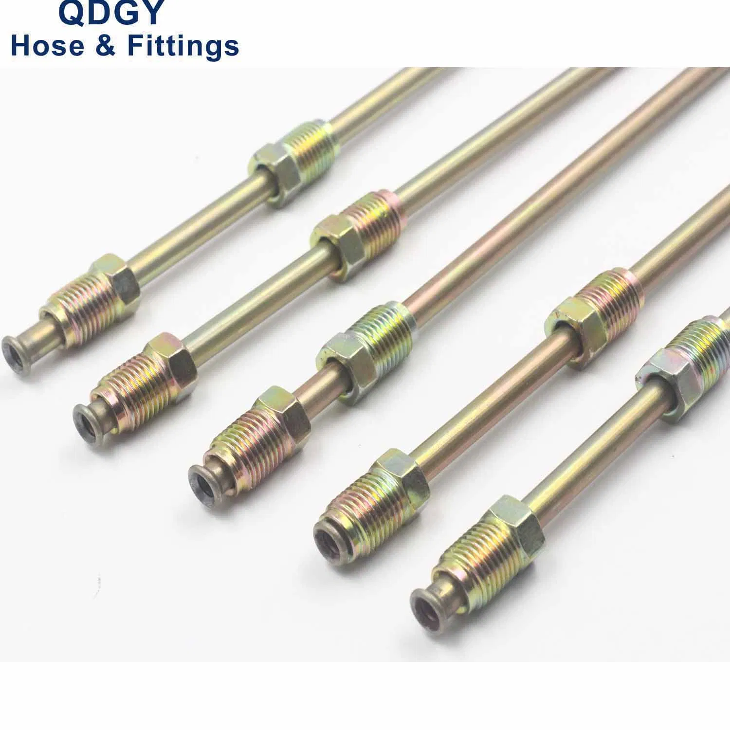 3/16 1/4 5/16 3/8 Size 0.71mm 0.028 Inch Thickness Copper White Yellow Pvf Zinc Coated Coating Single Double Wall Steel Brake Bundy Fuel Tubing