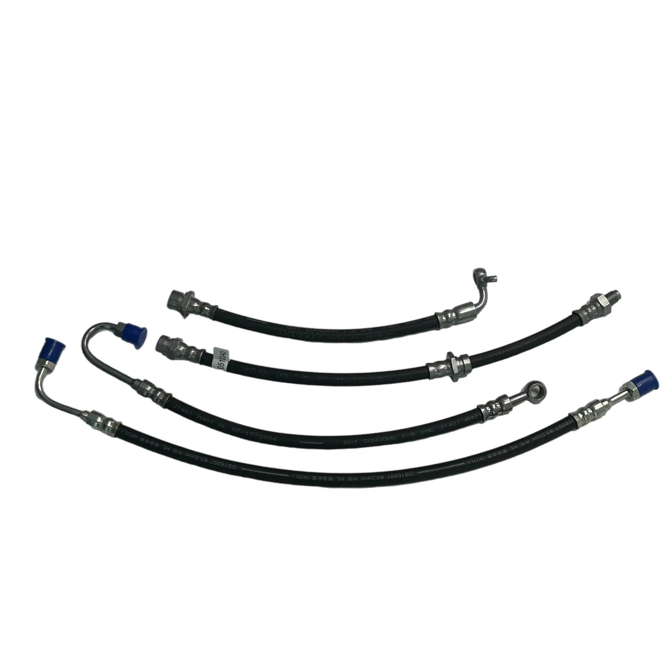 High Performance Brake Line Assembly with Corrosion Resistant Galvanized Fittings