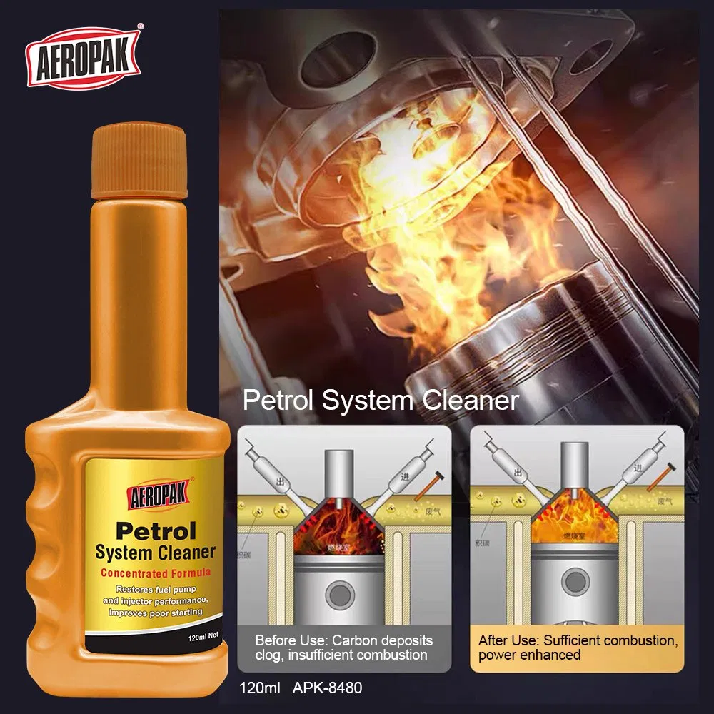 Aeropak 120ml Bottle Rapidly Dissolve Carbon Deposits Petrol System Sediment Dissolver Removes Carbon and Protects System
