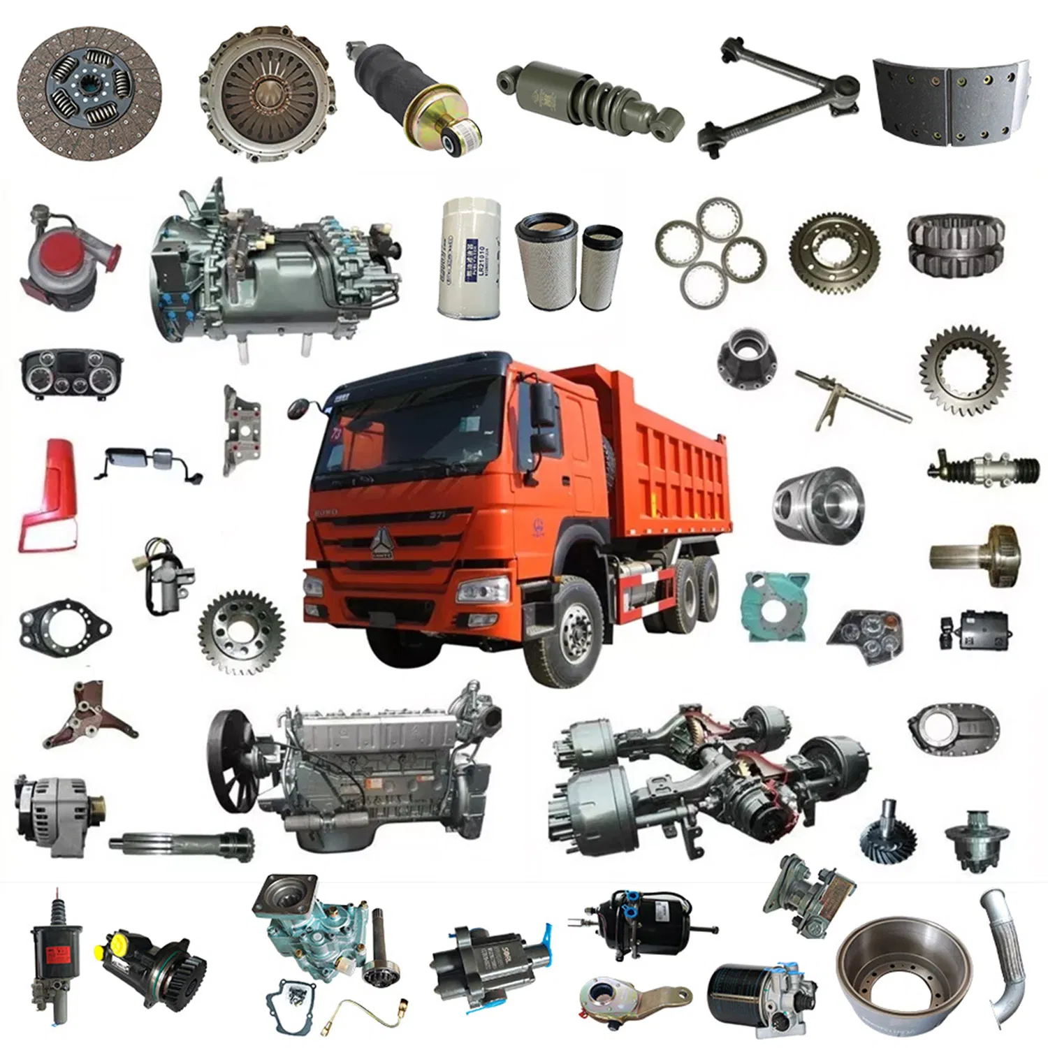 Sinotruk HOWO T5g Chassis Parts Spring Stop Rubber Block (WG9416520030)