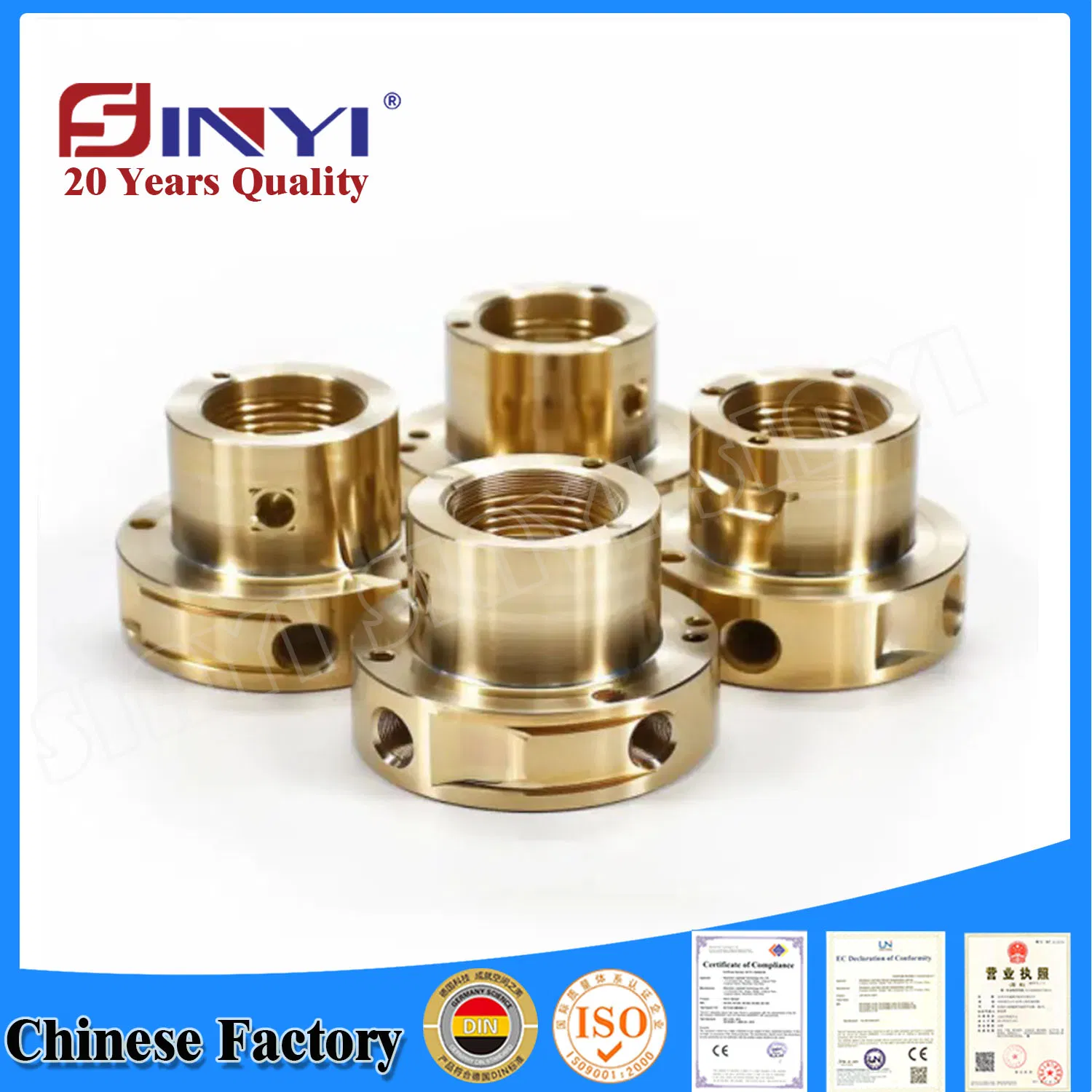 Rubber Metal Bronze Brass Copper Aluminum Stainless Steel Sleeve Bolt Screw Insert Starter Bushing