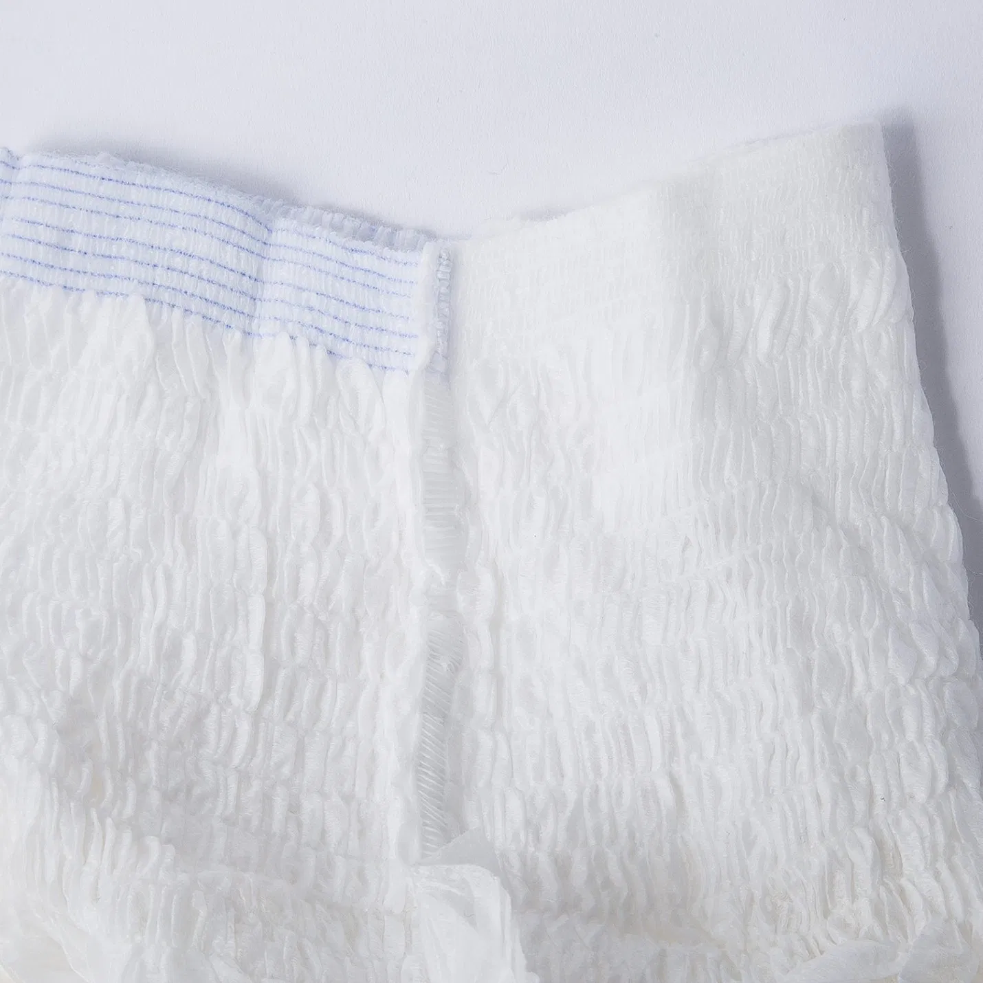 China Venta al por mayor de pañales para adultos blancos simples para mujeres de Corea, fotos de pantalones de entrenamiento personalizados