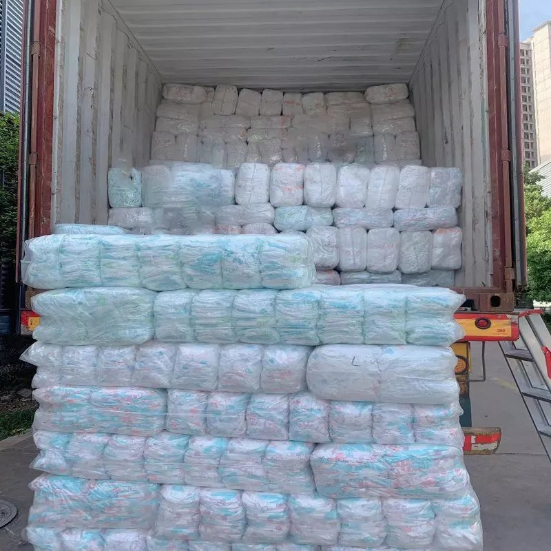 Fabricante en China de pañales de tela para bebés de grado B al por mayor en fardos y en grandes cantidades