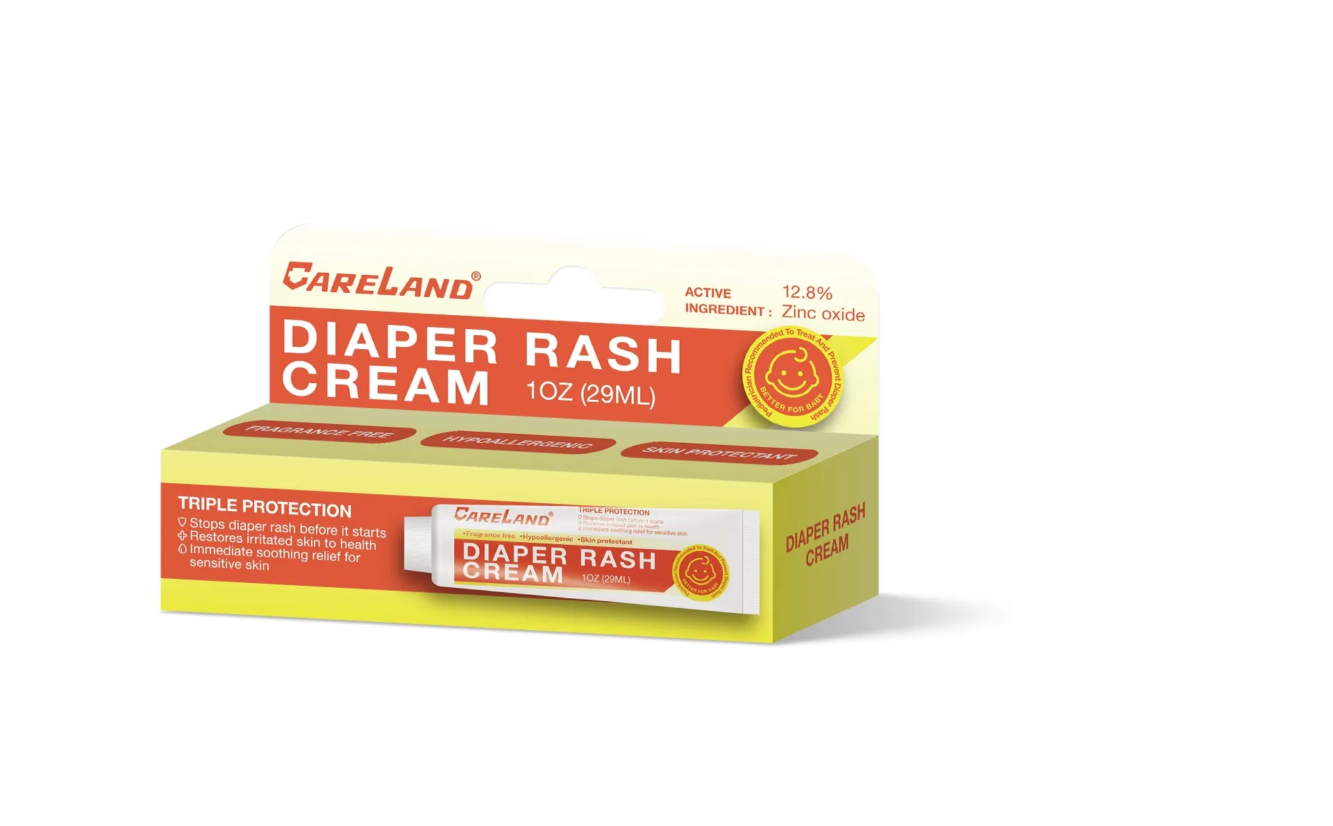Productos de cuidado para bebés al por mayor crema para la dermatitis del pañal con óxido de zinc medicado