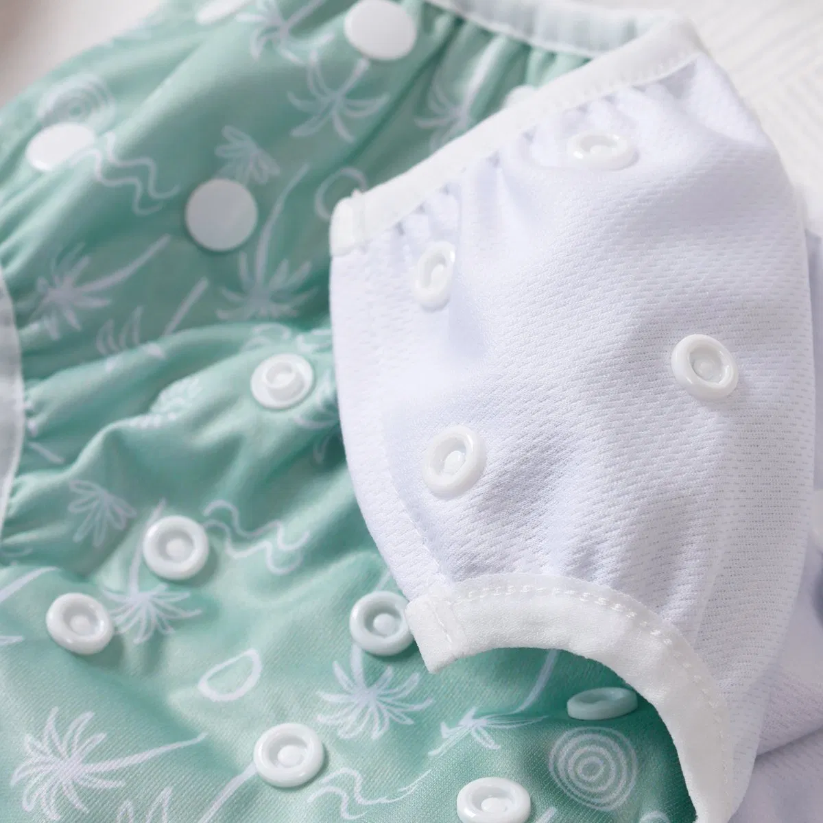 Pañales de tela para nadar reutilizables y lavables con broches laterales personalizados, pantalones de baño para bebés y niños, ropa interior para piscina y playa