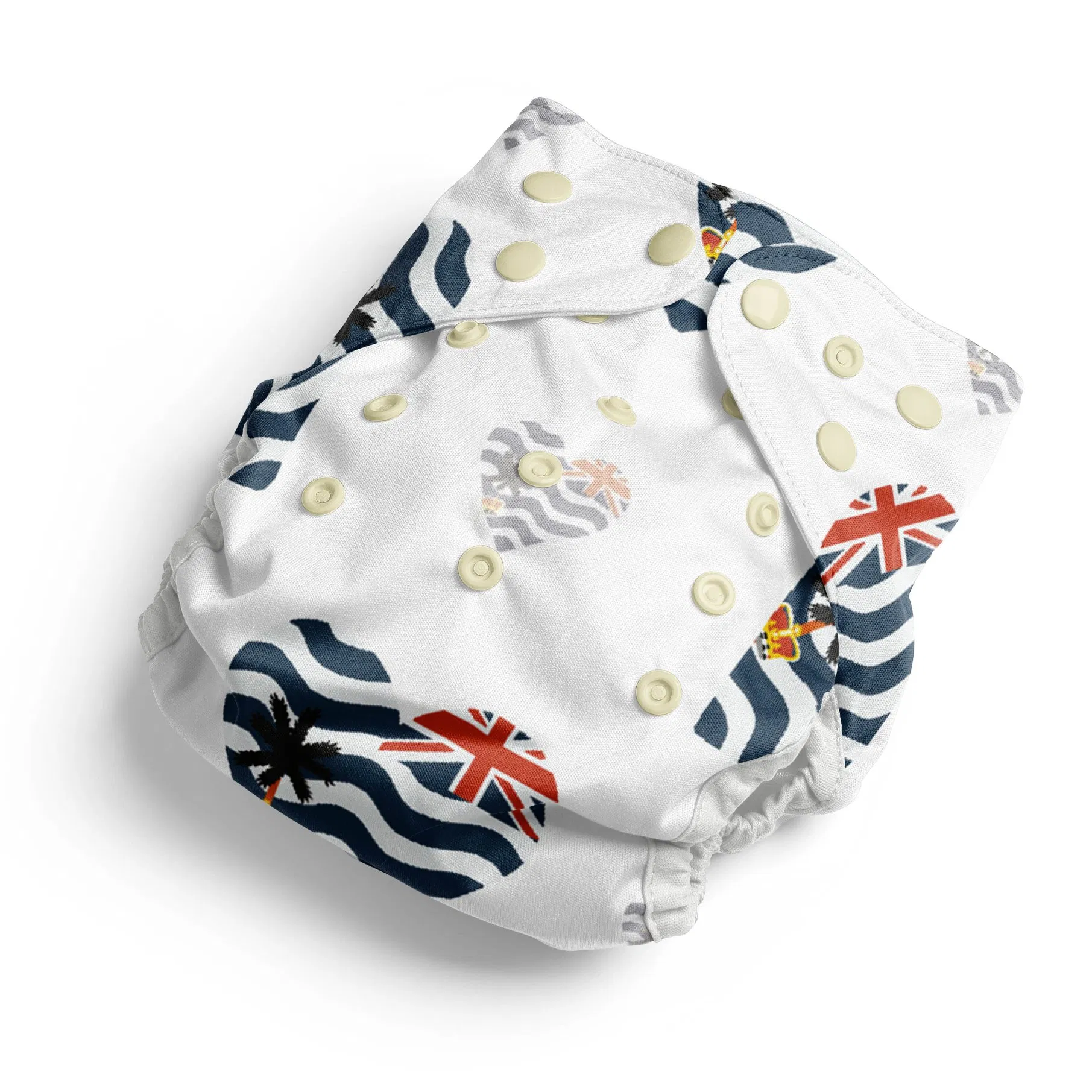 Pañal reutilizable para bebés tamaño S, M, L con botones ajustables, pañal de natación para bebés, pañal lavable para bebés