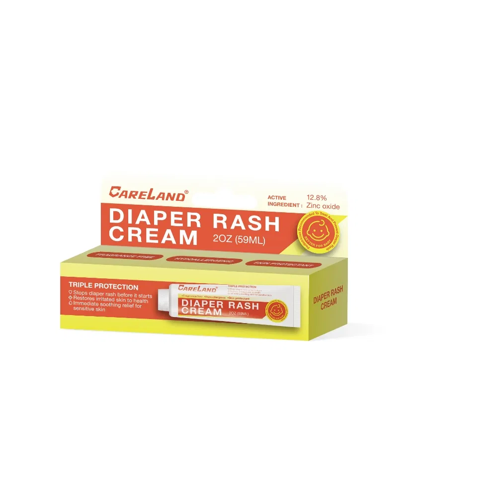 Crema para pañales natural y suave para el cuidado del bebé, crema para la dermatitis del pañal con óxido de zinc