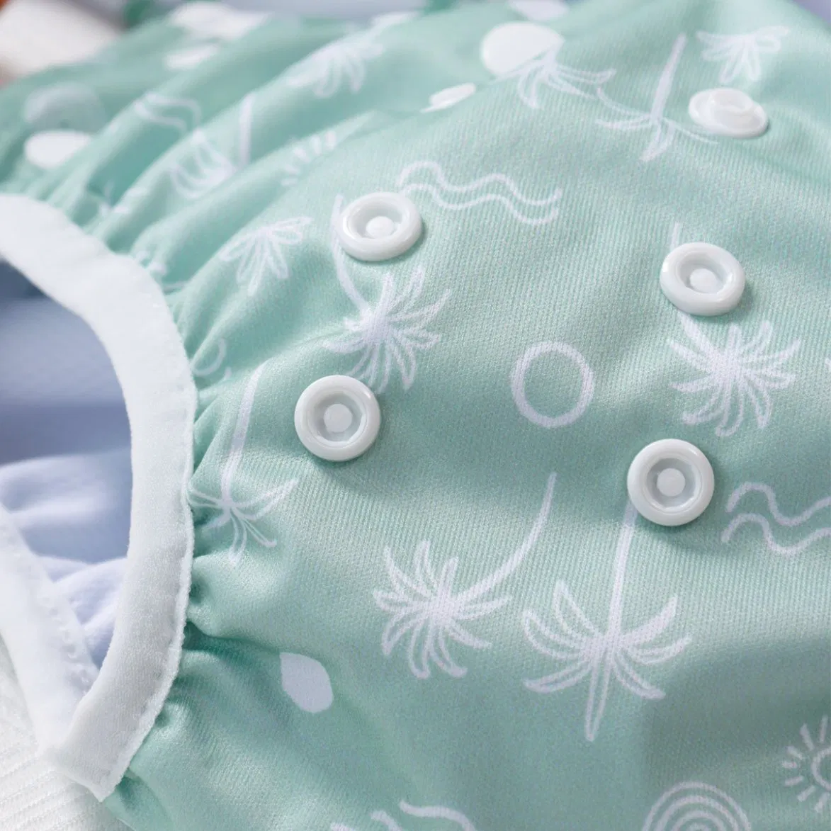 Pañales de tela para nadar reutilizables y lavables con broches laterales personalizados, pantalones de baño para bebés y niños, ropa interior para piscina y playa