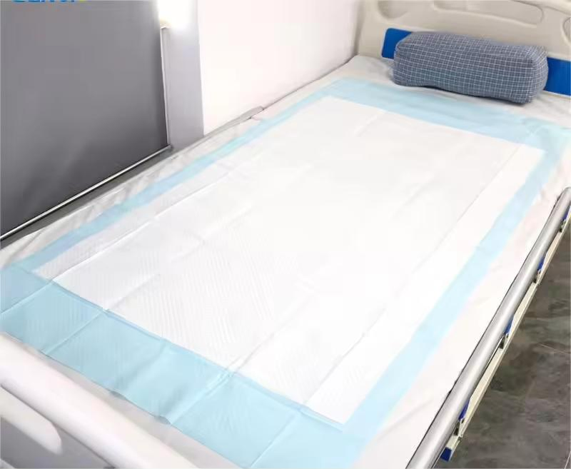 Protector de cama médico OEM 60 X 90 Sábana de incontinencia