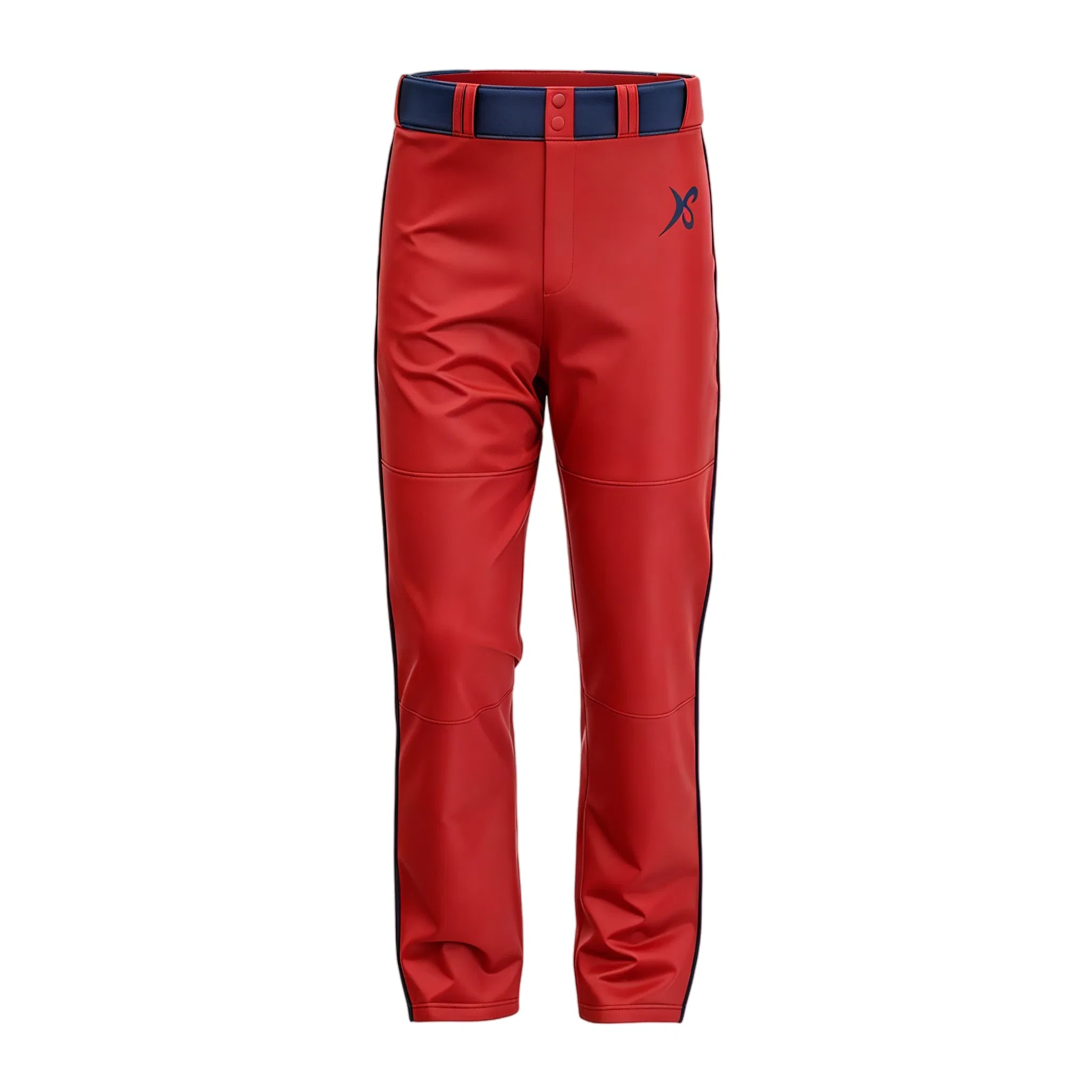 Pantalones de béisbol deportivos resistentes a las arrugas, pantalones de softbol de color sólido con impresión personalizada para entrenamiento de equipos juveniles y adultos