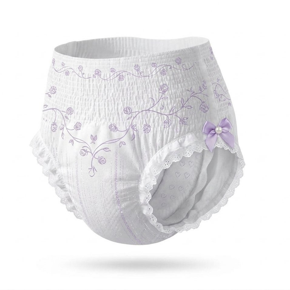 Pantalones desechables de incontinencia, compresas menstruales, toallas sanitarias femeninas