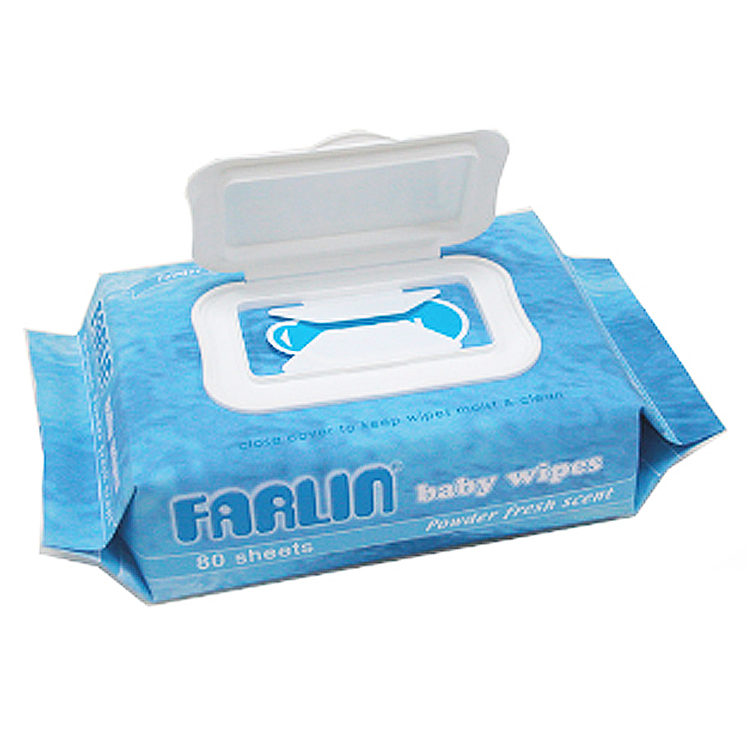 100%Bamboo 80PCS Toallitas húmedas desinfectantes suaves, desechables y biodegradables para el cuidado de la piel, toallitas húmedas para bebés