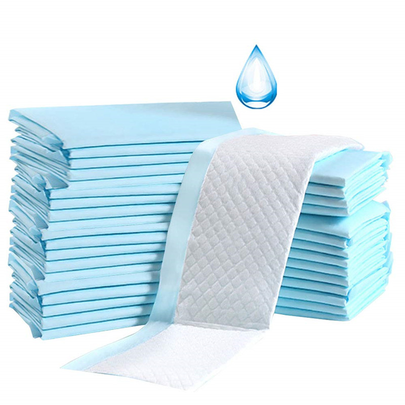 Muestra gratuita personalizada 20 paquete de almohadilla desechable para bebés, almohadilla para cambiar, transpirable, impermeable, almohadilla para orina de bebé, pañal para bebé con certificado Reach
