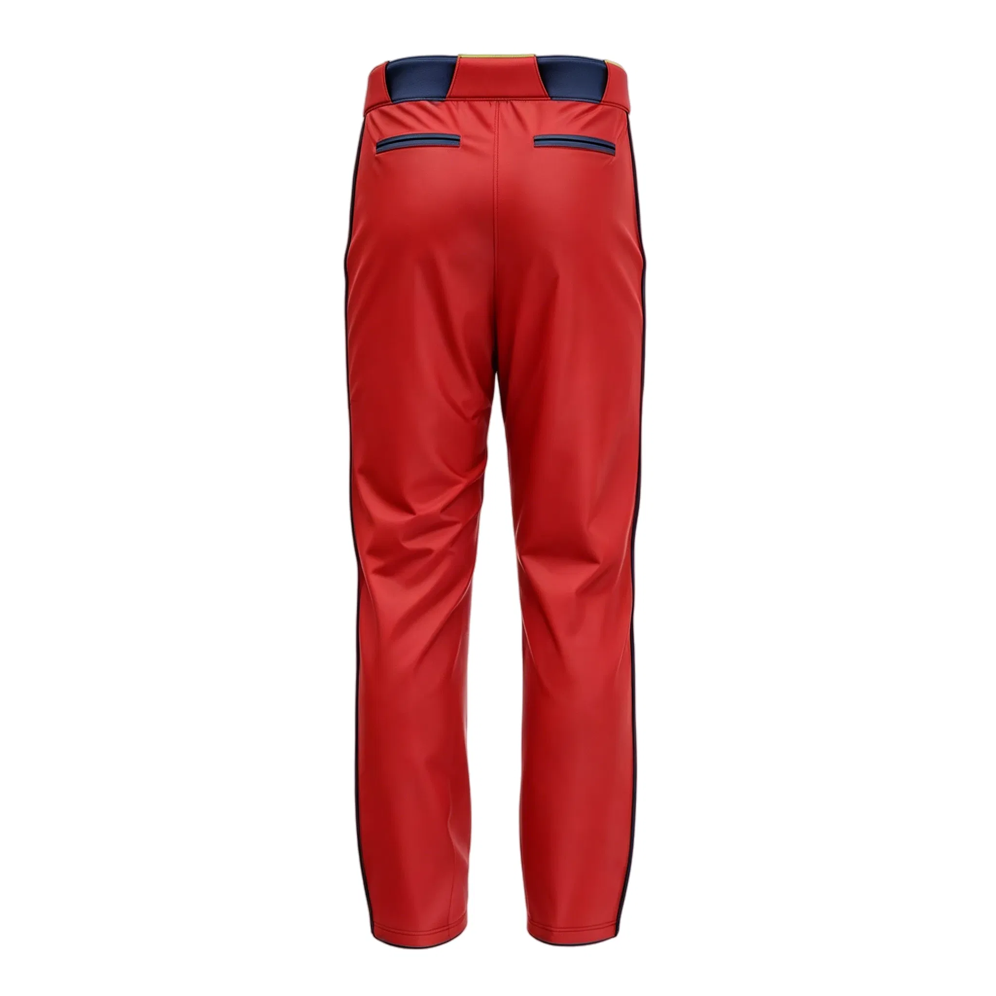 Pantalones de béisbol deportivos resistentes a las arrugas, pantalones de softbol de color sólido con impresión personalizada para entrenamiento de equipos juveniles y adultos
