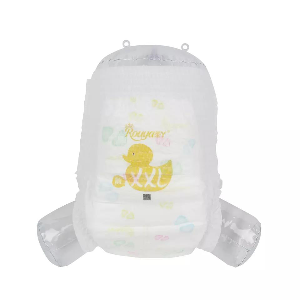 Pañales desechables para bebés, tipo pantalón, biodegradables, suaves y absorbentes, pañales para bebés hipoalergénicos para pieles sensibles