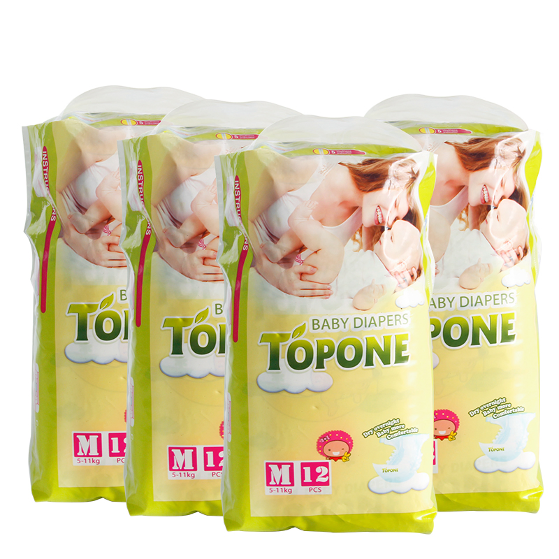 100% Pañales de tela para bebés de algodón lavables