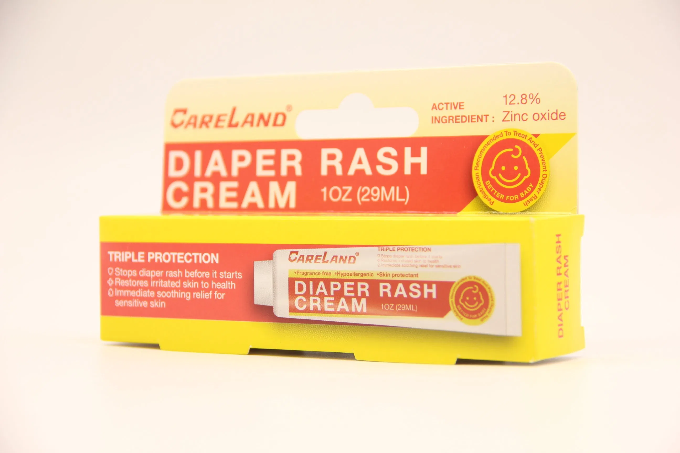 Productos de cuidado para bebés al por mayor crema para la dermatitis del pañal con óxido de zinc medicado