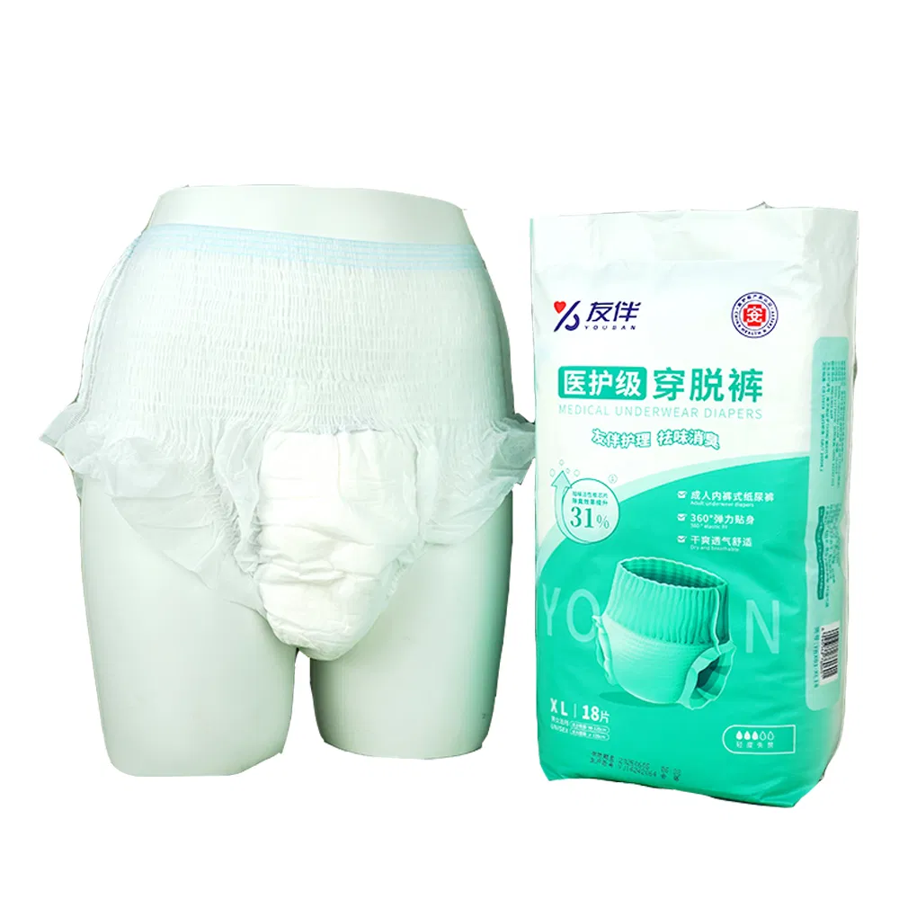 Pantalones de entrenamiento para adultos desechables OEM ODM almohadilla de incontinencia al por mayor