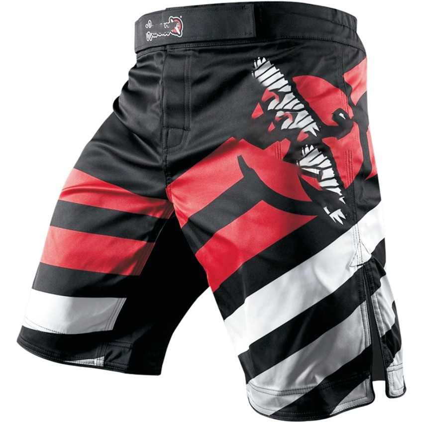 Entrenamiento de Combate para Adultos Sanda (kickboxing chino) Competencia Entrenamiento de MMA para Hombres y Mujeres Ejercicio de Fitness Muay Thai Pantalones Cortos de Boxeo Pantalones de Artes Marciales Mixtas